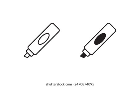 Marker icon design with white background stock illustration