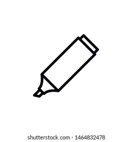 Marker icon. Element of Education icon. Thin line icon
