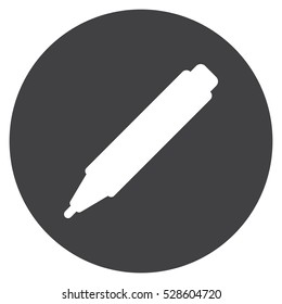 marker Icon, flat design style