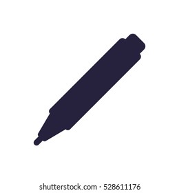 marker Icon, flat design style