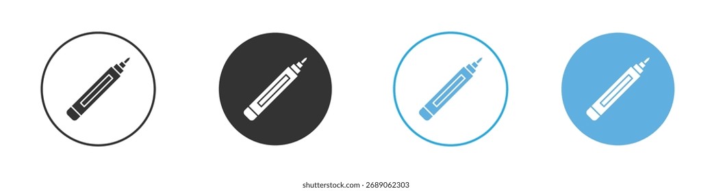 Marker icon. Graphic icon design template