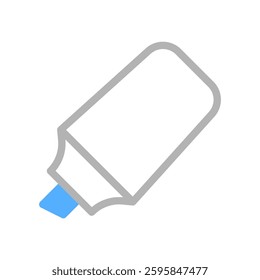 Marker Icon Graphic with Outline Design Style