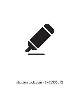 The Marker Icon. Highlighter Icon Design Vector Template
