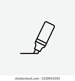 Marker icon isolated on the white background.