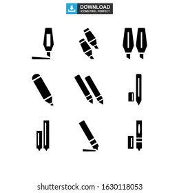 the marker icon or logo isolated sign symbol vector illustration - Collection of high quality black style vector icons
