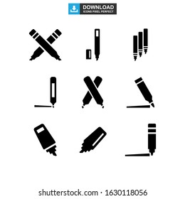 the marker icon or logo isolated sign symbol vector illustration - Collection of high quality black style vector icons
