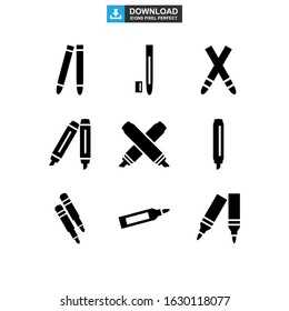the marker icon or logo isolated sign symbol vector illustration - Collection of high quality black style vector icons
