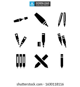 the marker icon or logo isolated sign symbol vector illustration - Collection of high quality black style vector icons
