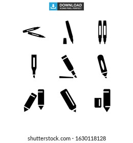 the marker icon or logo isolated sign symbol vector illustration - Collection of high quality black style vector icons
