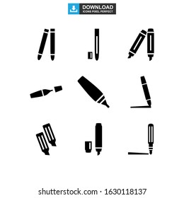 the marker icon or logo isolated sign symbol vector illustration - Collection of high quality black style vector icons
