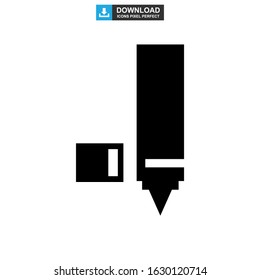 the marker icon or logo isolated sign symbol vector illustration - high quality black style vector icons
