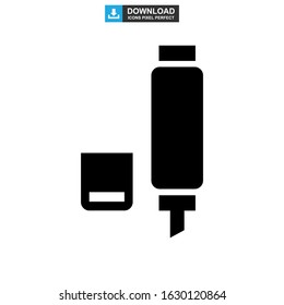 the marker icon or logo isolated sign symbol vector illustration - high quality black style vector icons
