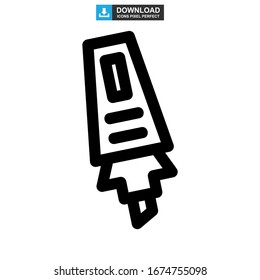 marker icon or logo isolated sign symbol vector illustration - high quality black style vector icons
