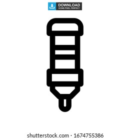 Markierungssymbol oder Logo einzeln auf Zeichen Vektorillustration Illustration - hochwertige Vektorsymbole mit schwarzem Hintergrund
