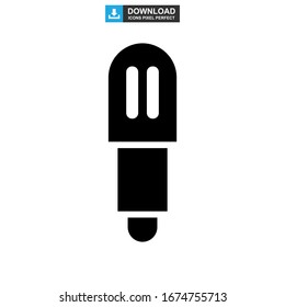 icono de marcador o logotipo símbolo de signo aislado ilustración vectorial - iconos vectoriales de estilo negro de alta calidad
