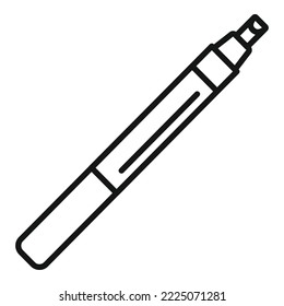 Marker icon outline vector. Ink tool. Graphic marker