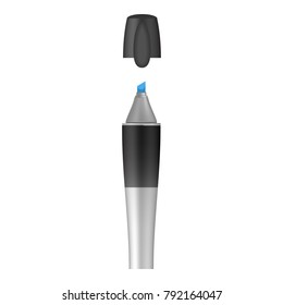 Marker icon. Realistic illustration of marker vector icon for web