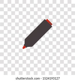 marker icon sign and symbol. marker color icon for website design and mobile app development. Simple Element from school elements collection for mobile concept and web apps icon.