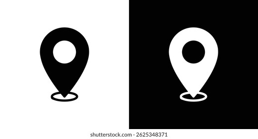 Marker icon simple line vector. Symbol, logo.
