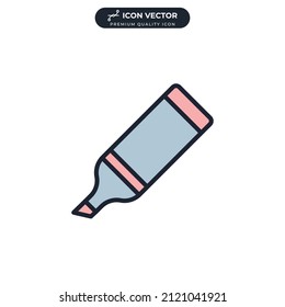 Marker icon symbol template for graphic and web design collection logo vector illustration