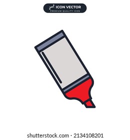 marker icon symbol template for graphic and web design collection logo vector illustration