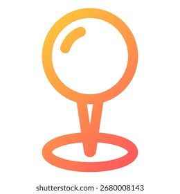 Symbol für das Markierungssymbol Vektorgrafik.