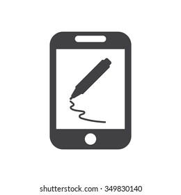marker Icon vector flat design