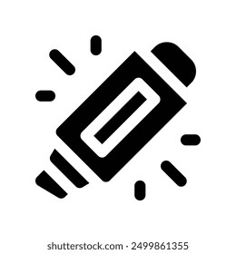 marker icon. vector glyph icon for your website, mobile, presentation, and logo design.