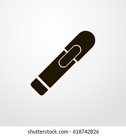 marker icon. vector sign symbol on white background