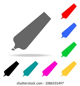 marker icons. Elements of human web colored icons. Premium quality graphic design icon. Simple icon for websites, web design, mobile app, info graphics on white background