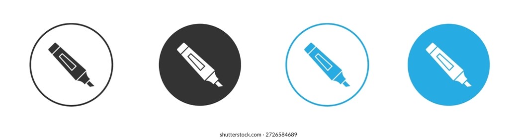 Iconos del marcador, para el concepto móvil y el Diseño web. Ilustración vectorial. EPS10