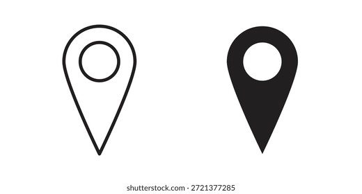 Marker icons sign vectors. suitable for web, app, infographic, etc