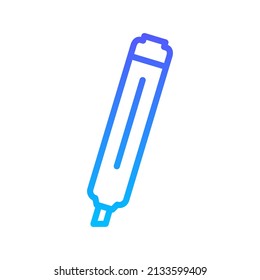 Marker Line Gradient Icon Design