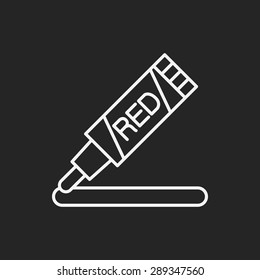 marker line icon