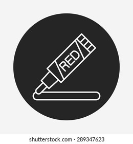 marker line icon