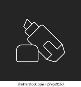 marker line icon