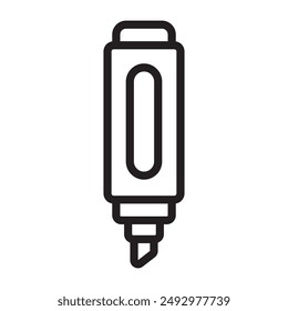 Marker line icon. vector illustration.