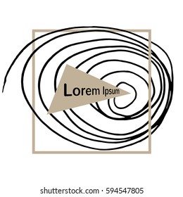 Marker lines. Doodle grunge black background. Vector illustration eps10.