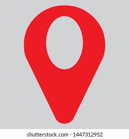 Marker location icon flat design illustration