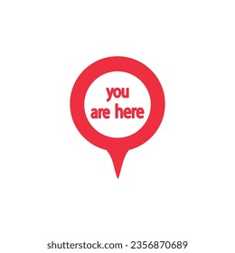 Aquí está el icono de ubicación del marcador con usted