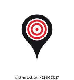 Iconos de ubicación de marcadores ilustración de diseño plano