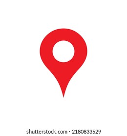 Marker location icons  flat design illustration