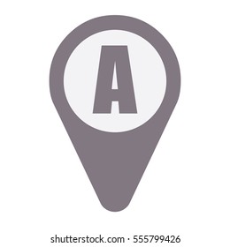Marker location with letters