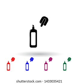marker multi color icon. Elements of education set. Simple icon for websites, web design, mobile app, info graphics