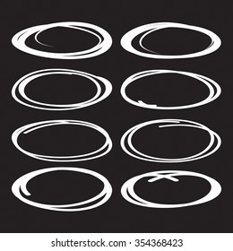 Marker oval and circle drawing set. Easy to change color.