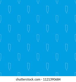 Marker pattern vector seamless blue repeat for any use