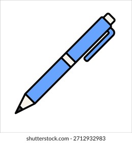 Pluma de marcador Pluma de diseño plano estilo negrita que simboliza el resaltado ideal para bocetos, borradores y diseños creativos.