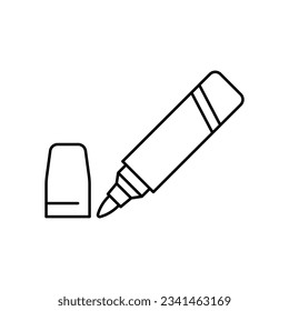 Marker pen icon design. isolated on white background. vector illustration