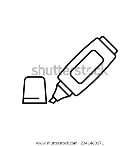 Marker pen icon design. isolated on white background. vector illustration