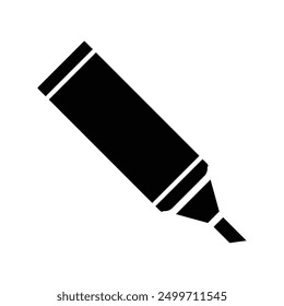 Marker pen icon free vector design illustration